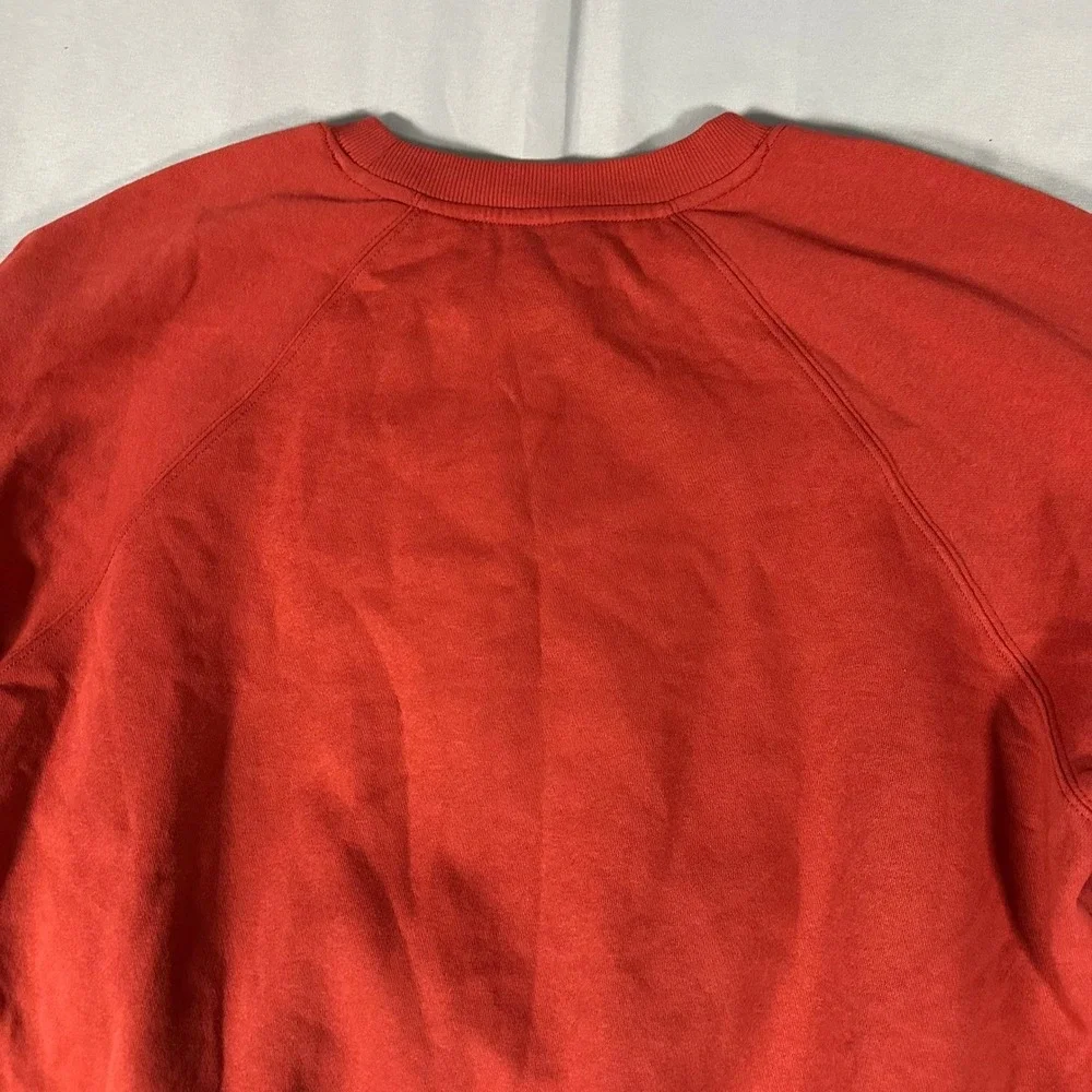 Dr Pepper Red Graphic Sweatshirt Mens Medium Raglan Distressed Logo